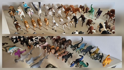Schleich tiere 70 figuren - tiere, ca.