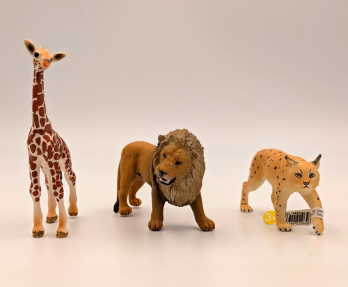 Schleich wildtiere 3er set - wildtiere,